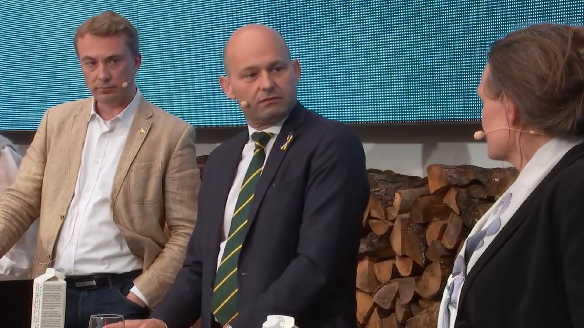 Søren Pape Poulsen og Morten Messeschmidt i Partilederdebat om Dansk udenrigs- og sikkerhedspolitik